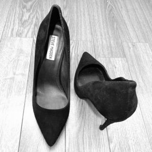 Black Steve Madden size 8 heels